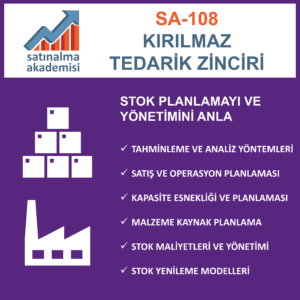 Sa 108 kırılmaz tedarik zinciri satınalma eğitimi 1 stok planlamayı yönetimini anla
