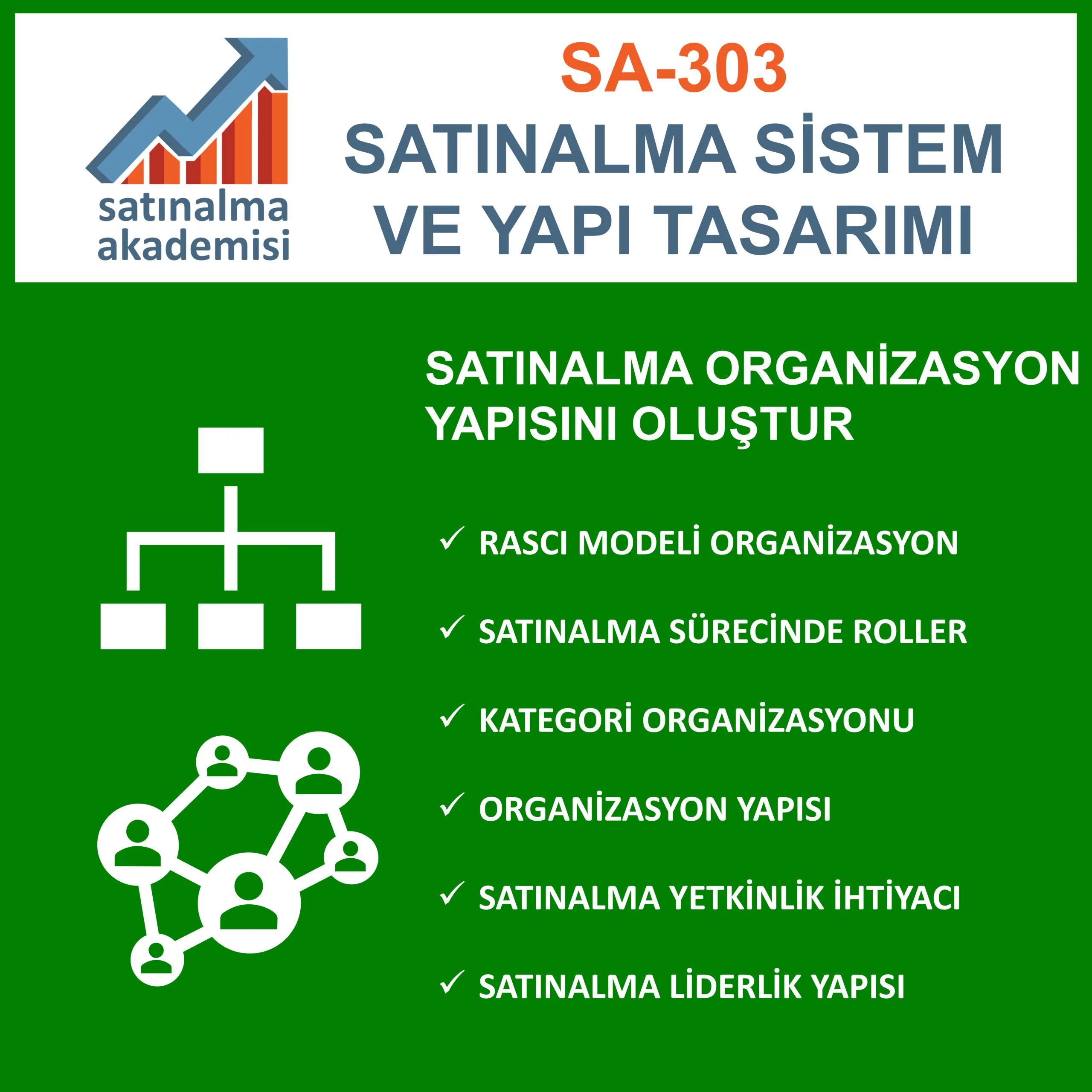 Sa 303 satınalma sistem ve yapı tasarımı eğitimi 2 satınalma organizasyon yapısını oluştur