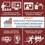 Aps 417 certified professional purchasing manager cppm uluslararası global satınalma sertifika programı 0