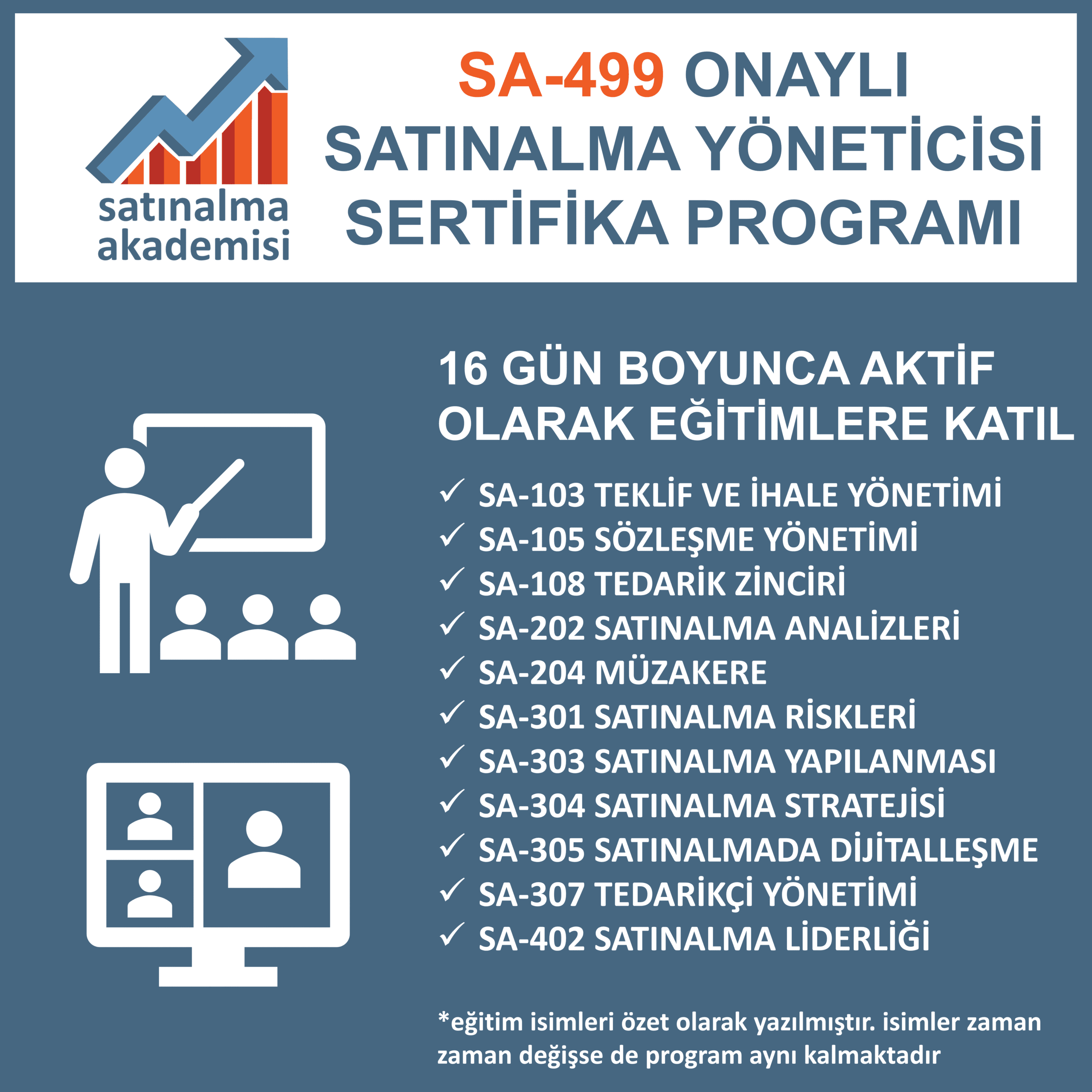 Sa 499 onaylı satınalma yöneticisi sertifika programı 1