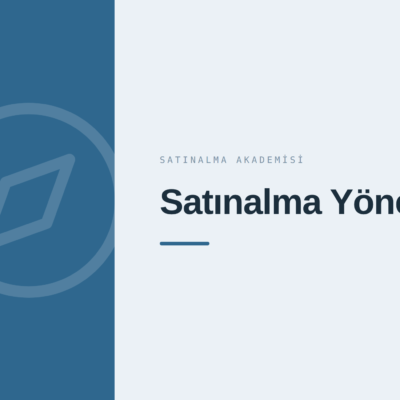 KSA-402 Satınalma Yönetimi